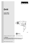 Makita 6404 Specifications