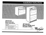 Whirlpool Built in oven Use & care guide