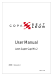 Seat LEON CUP RACER 2011 User manual