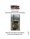 Covert 2014 Code Black Instruction manual