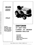 Craftsman 917.255917 Owner`s manual