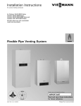 Viessmann Vitodens 222-F B2TA/B2TB Series Installation guide