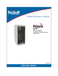 ProSoft Technology ProLinx-HART Specifications