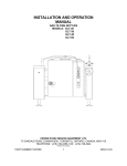 Operation & Installation Manual 12/03/2003