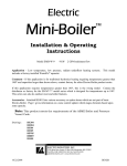 Electro Industries EB-MS-15 Operating instructions
