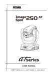 Robe Image Spot 250 AT Specifications