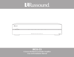 Russound SMC-30 Installation manual