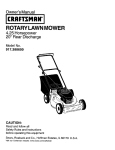 Craftsman 917.388600 Owner`s manual