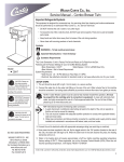 Wilbur Curtis Company CBHT Service manual