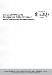 MFC500/MFC700 Integrated Fridge Freezer