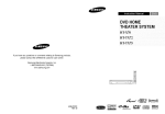 Samsung HT-TX75 Operating instructions