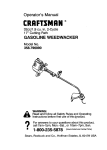 Craftsman 358.796090 Operator`s manual
