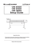 Roland VS-640i Setup guide