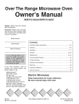 Maytag MMV5156AA Owner`s manual