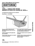 Craftsman 139.53920DM Owner`s manual