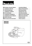 Makita DVC350 Instruction manual