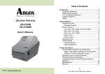 Argox OS-2130D User`s manual