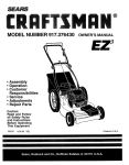 Craftsman 917.376430 Operator`s manual