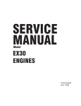 Robin America EX30 Service manual