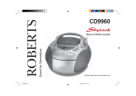 Roberts Skylark CD9960 Operating instructions