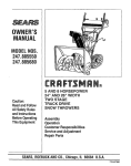 Craftsman 247.885550 Product specifications