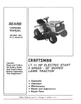 Craftsman 917.254274 Owner`s manual