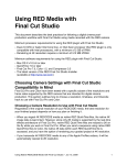 Apple Final Cut Studio User manual