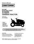 Craftsman 917.275242 Owner`s manual