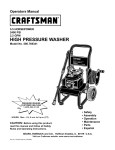 Craftsman 580.768341 Operators Operating instructions