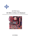 MSI MS-7060 Instruction manual