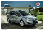 Vauxhall Zafira 2010 Technical data