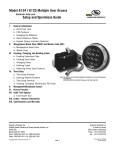 Sargent and Greenleaf 6120 Specifications