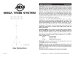 American DJ MEGA TRI38 SYSTEM User manual