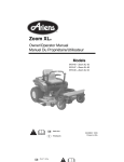 Ariens 915145-Zoom XL 42 Specifications