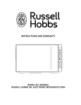 Russell Hobbs RHEM22L Instruction manual