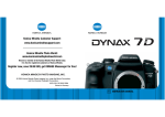 Minolta DYNAX 3L Instruction manual