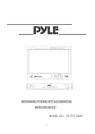 Pyle PLTV7R Specifications