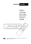 Mitsubishi HS-U420 Operating instructions