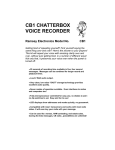 Ramsey Electronics CB1 Instruction manual