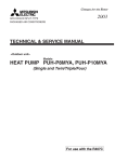 Mitsubishi Electric PRH-P8MYA Service manual