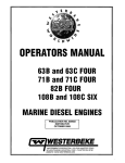 Westerbeke 108C SIX Installation manual