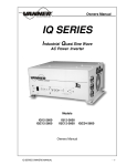 Vanner IQ24-2600 Specifications
