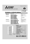 Mitsubishi Electric PLFY-P18NLMU-E Service manual