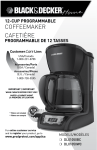 COFFEEMAKER CAFETIÈRE - Applica Use and Care Manuals