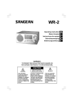 Sangean WR-3 Specifications