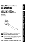 Craftsman 358.797931 Operator`s manual