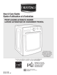 Maytag MHW4200BW Use & care guide