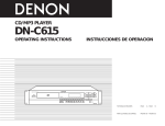 Denon DN-C615 Operating instructions