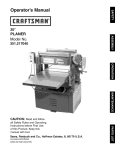 Craftsman 351.217040 Operator`s manual