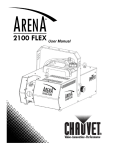 Chauvet ARENA 2100 FLEX User manual
